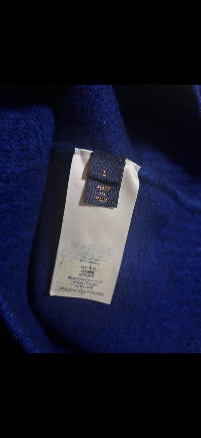 루이비통 인타르시아 니트 L 블루 상품이미지4