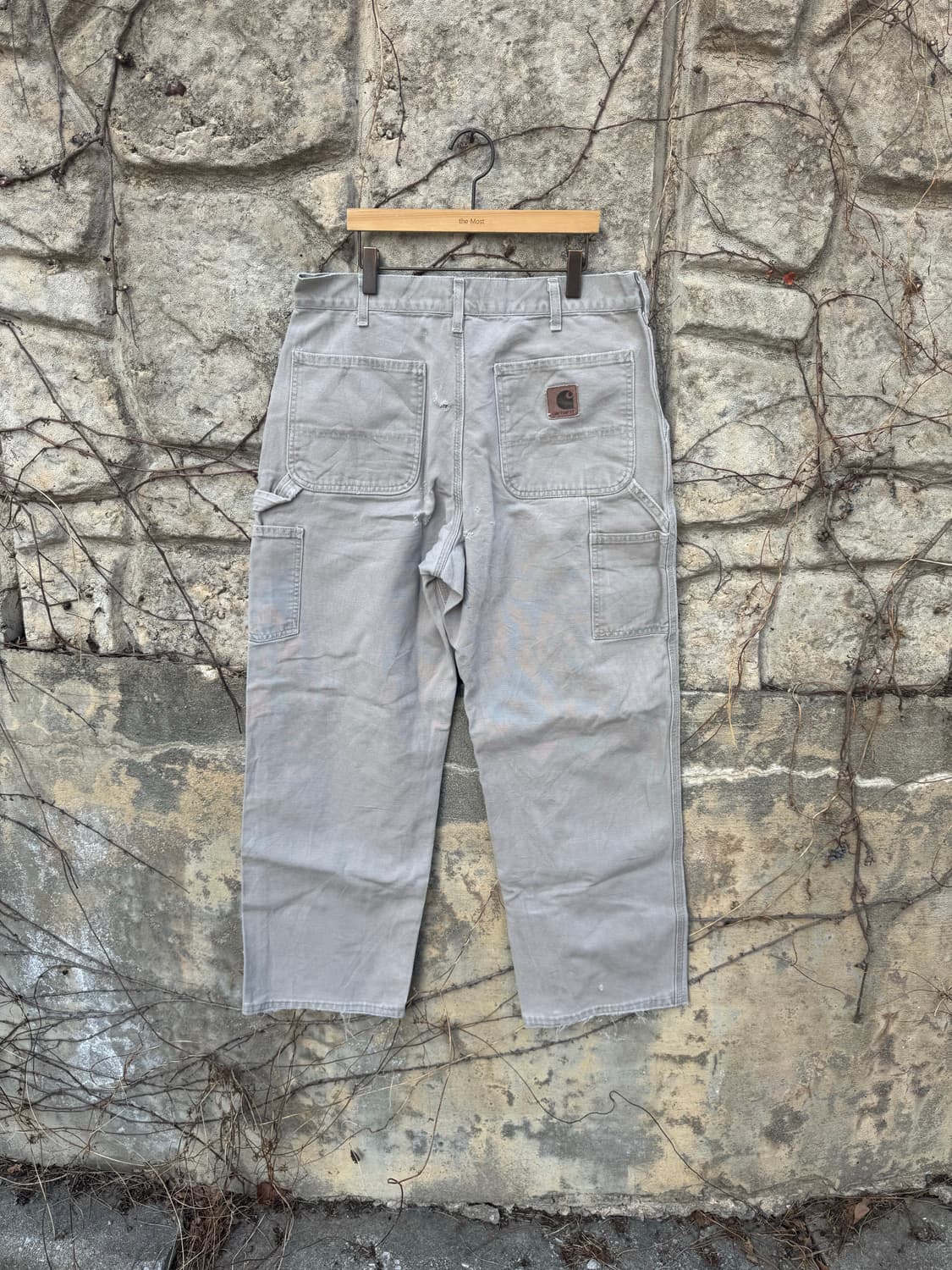 00s 칼하트 빈티지 b11 des 페이딩 카펜터 싱글니 워크 팬츠 상품이미지2