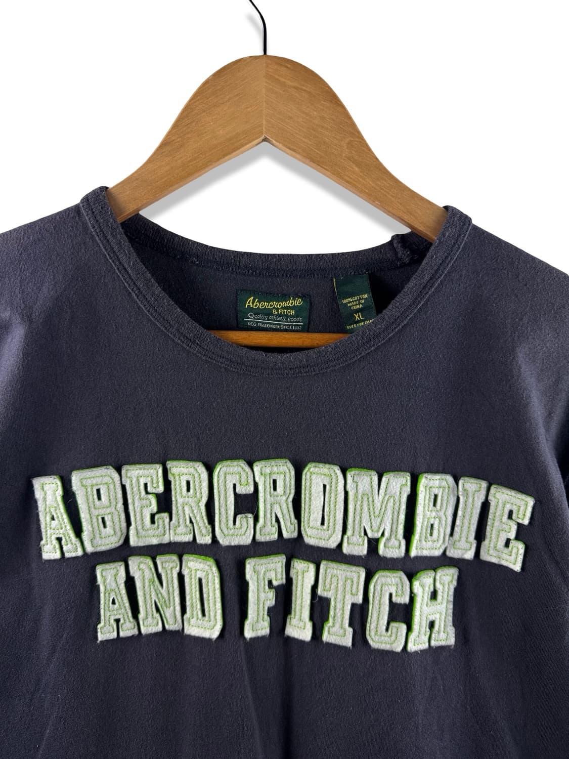 아베크롬비 싱글스티치 네이비 반팔티셔츠2226 상품이미지3