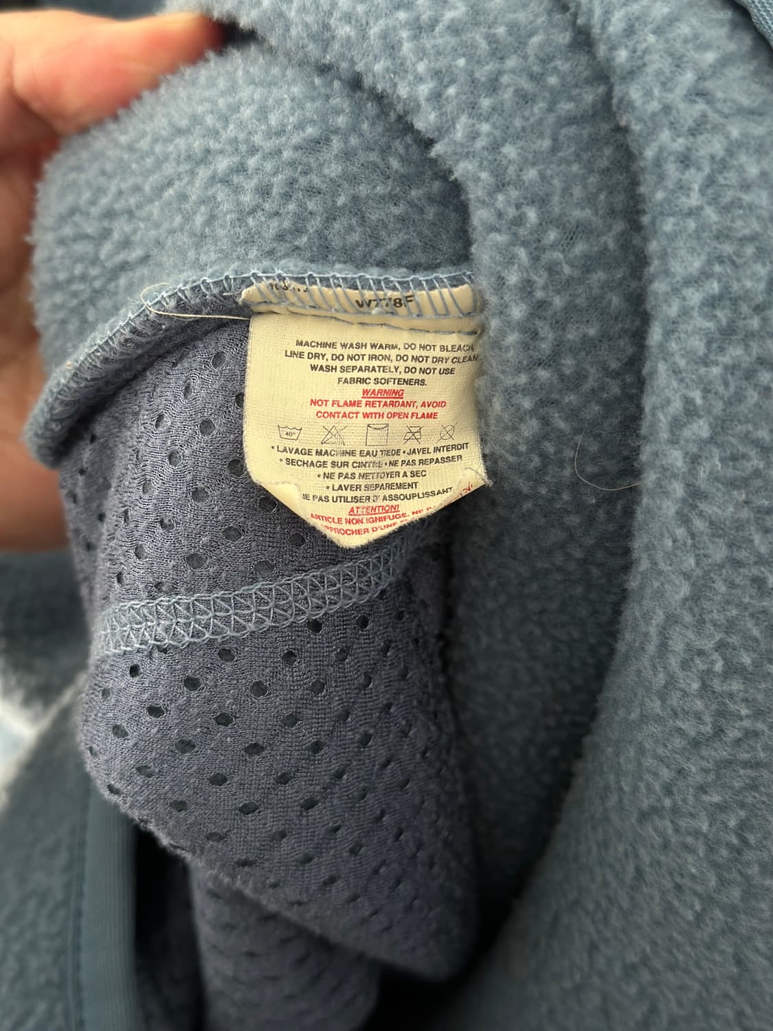 파타고니아 00s 신칠라 뮤트블루 마수피얼 플리스  상품이미지7