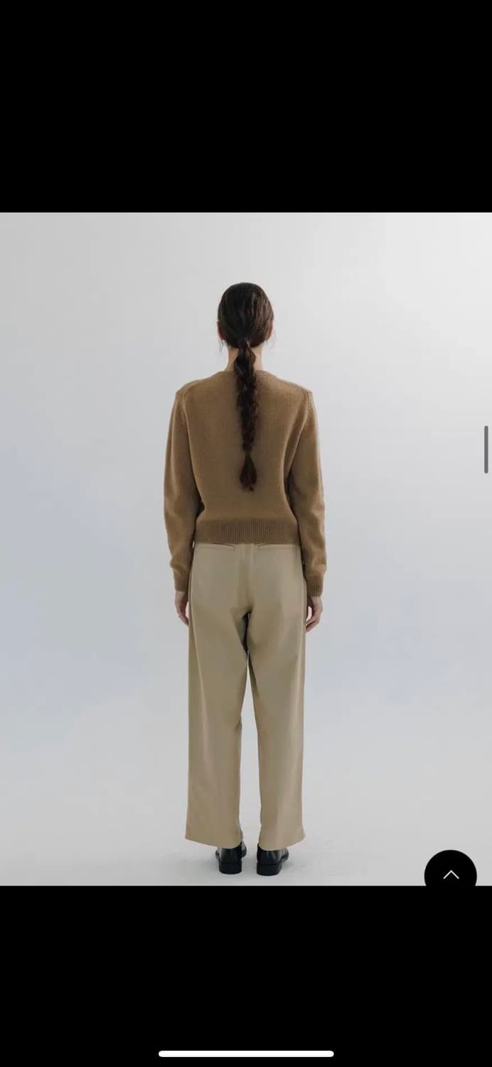 peces 페세스 울 포켓 가디건 카멜 상품이미지10