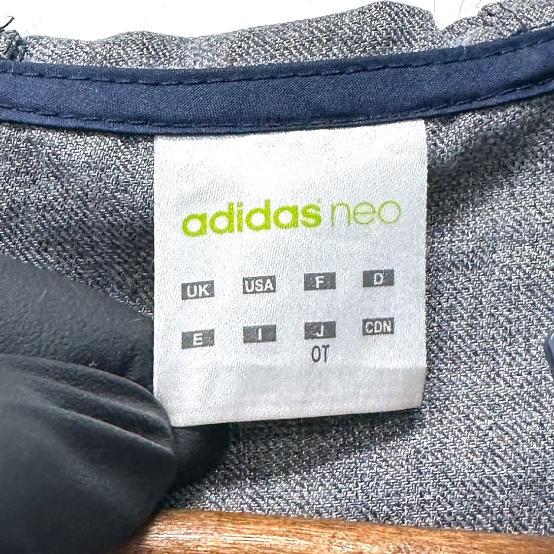 아디다스 네오 후드 바람막이 자켓 점퍼 네이비 남녀공용 상품이미지6