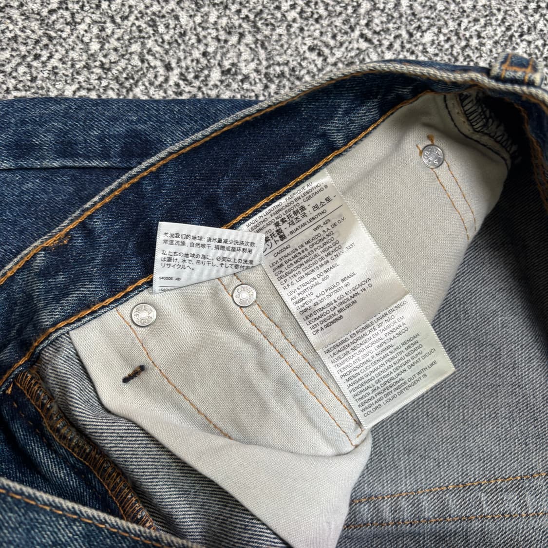 리바이스 505 데님 팬츠 (34/30) 상품이미지5