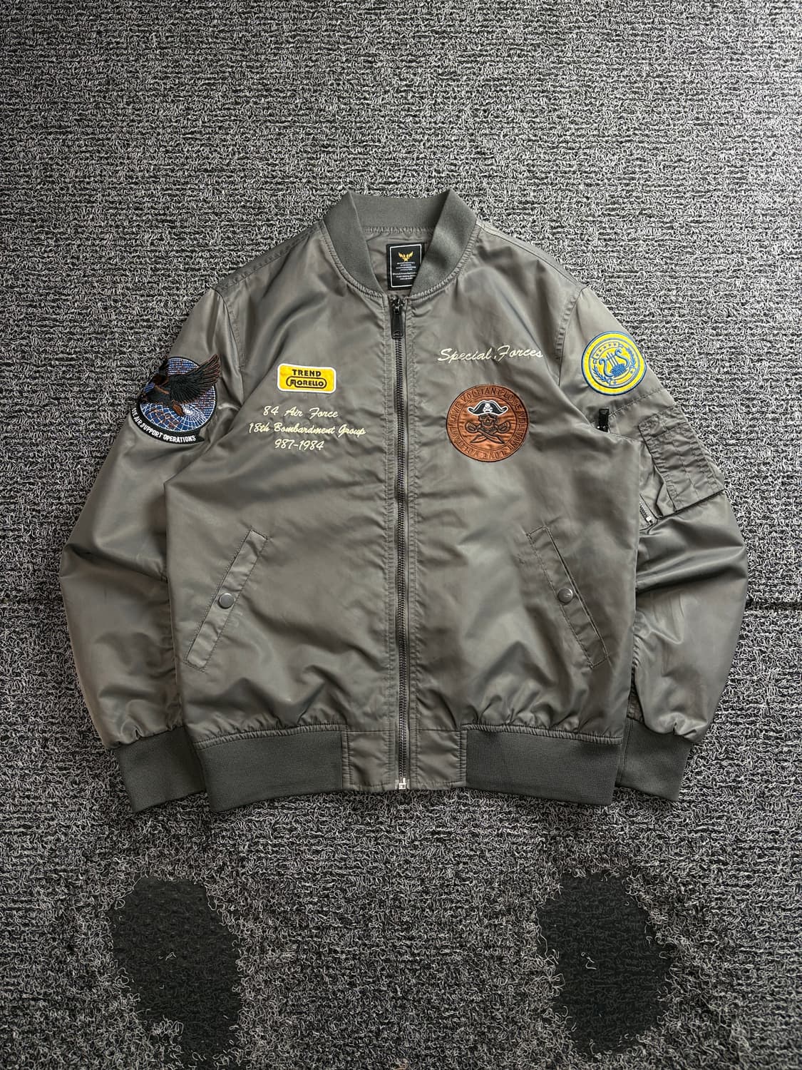 Unsocial 밀리터리 MA-1 빅자수 플라이트 점퍼 3782 상품이미지2