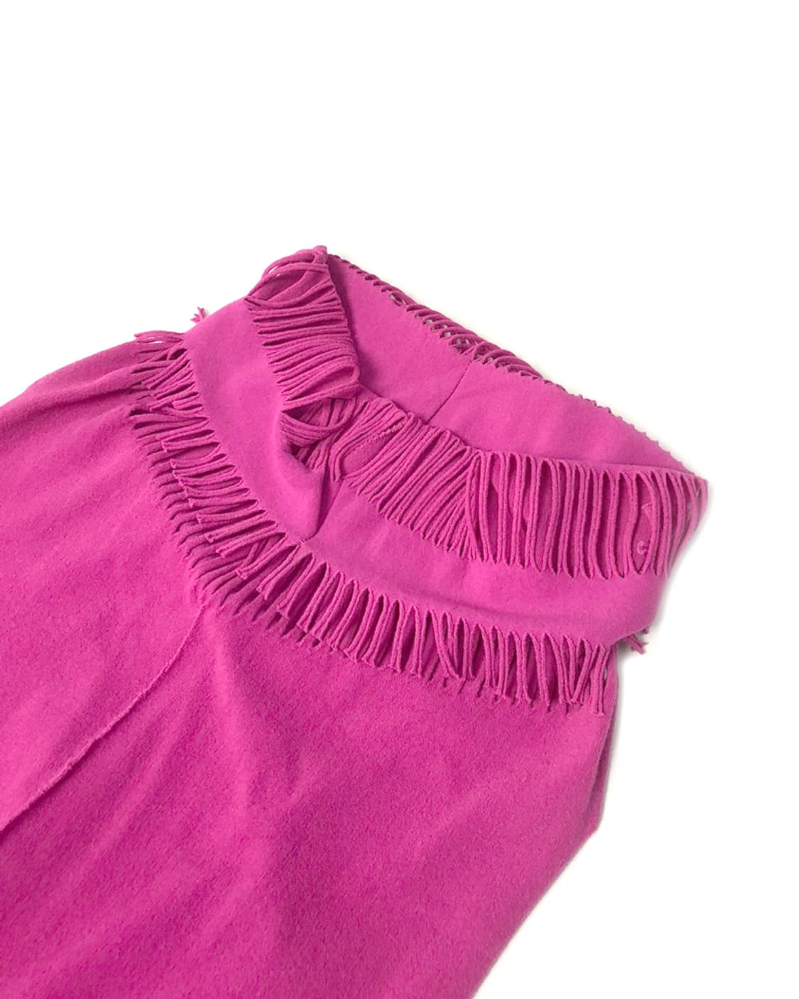 Issey Miyake FETE 하이넥 프린지 슬리브리스 상품이미지3