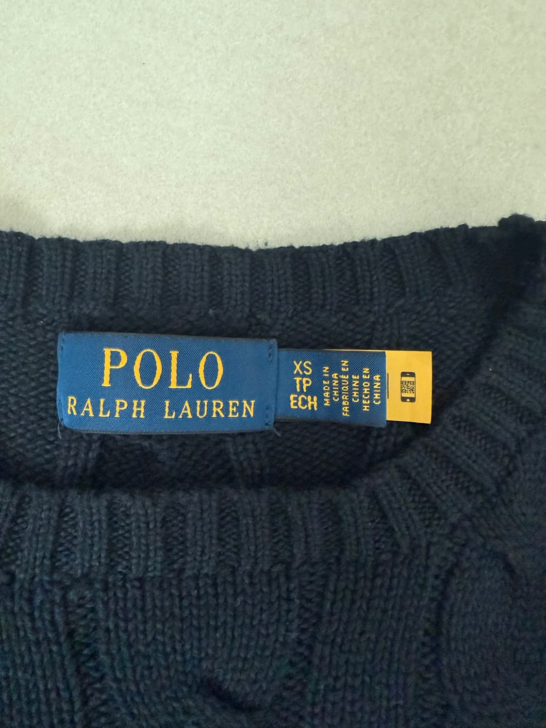 폴로 랄프로렌 꽈배기 니트 네이비 상품이미지4