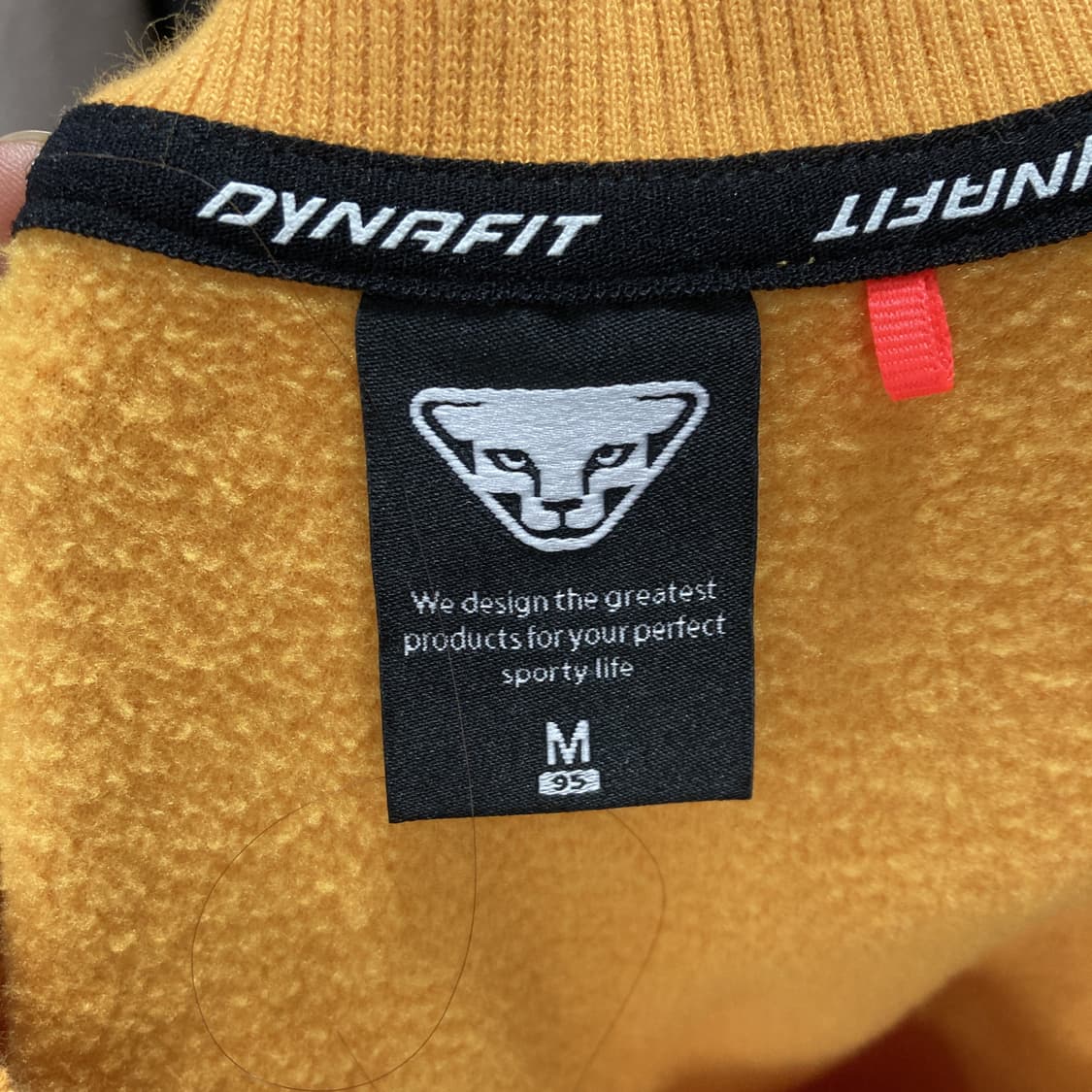 다이나핏 남성기모맨투맨티셔츠 옐로우 M 상품이미지4