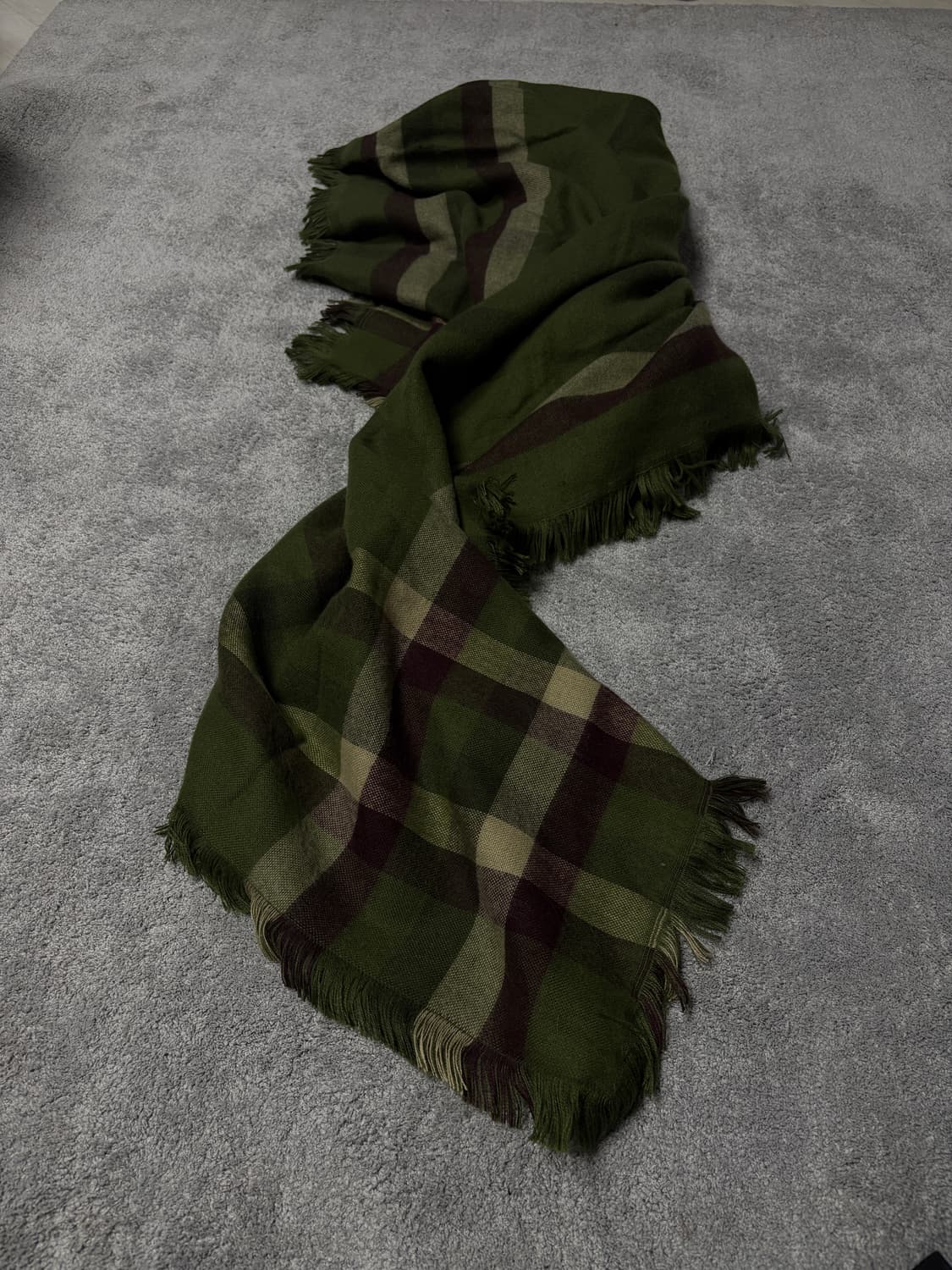 Vintage grunge military flannel muffler 상품이미지1