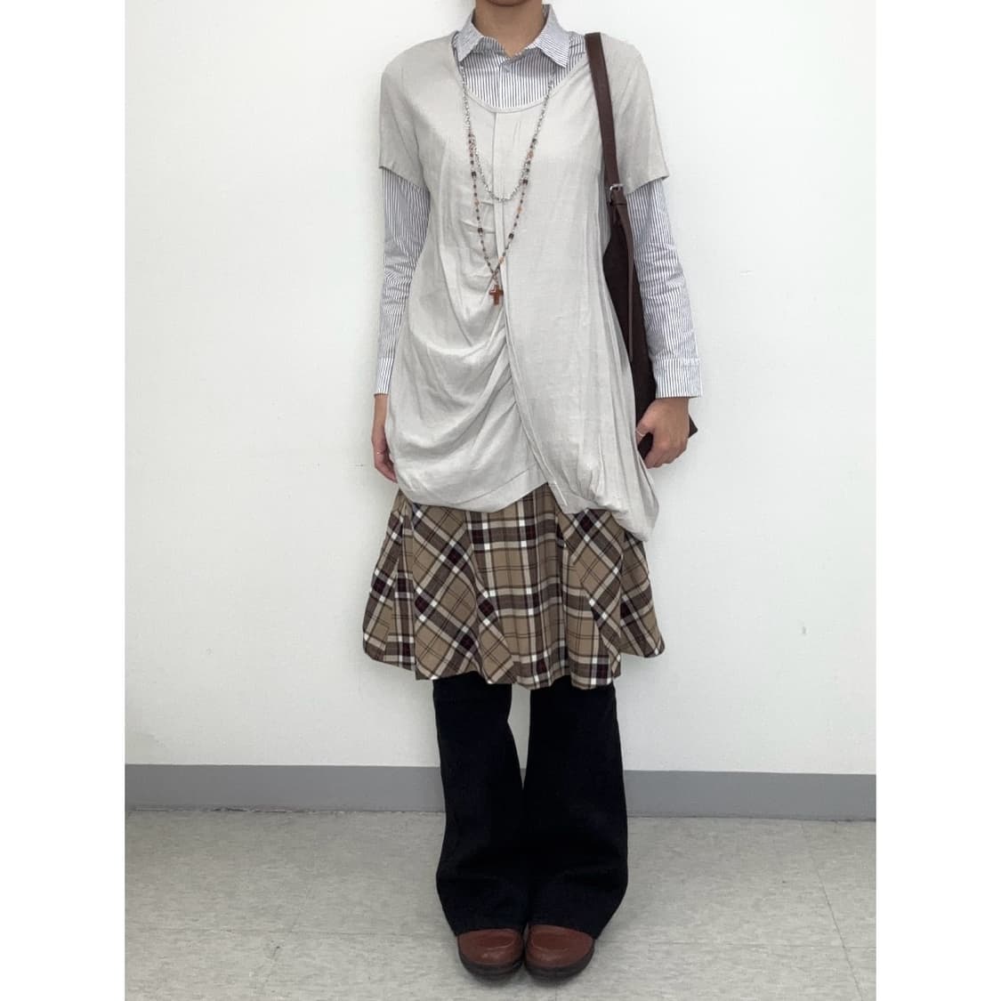 빈티지 벌룬핏 이너 원피스 상품이미지2