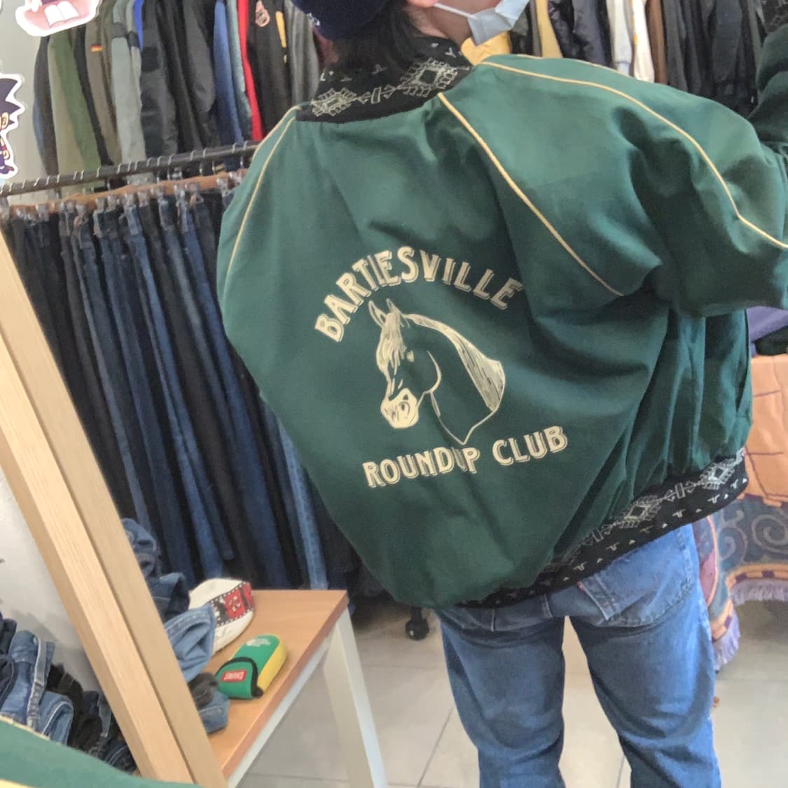 빈티지 에스닉 블루종 자켓 상품이미지6