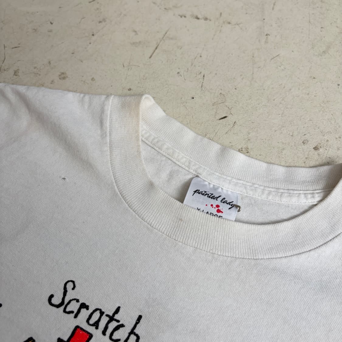 90s USA Cat Care Instructions 빈티지 반팔티 XL 상품이미지8