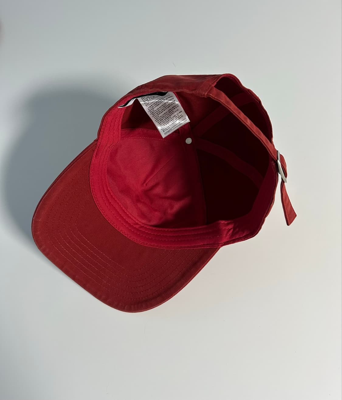 파르티멘토 VTG 워시드 INP 볼캡 레드 상품이미지3