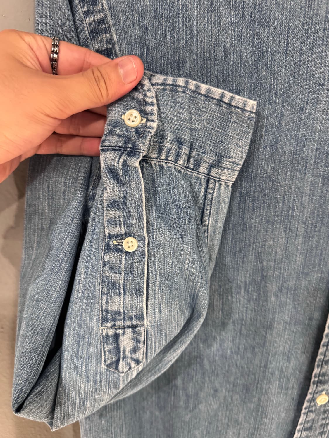 폴로랄프로렌 워싱 데님 셔츠  상품이미지7