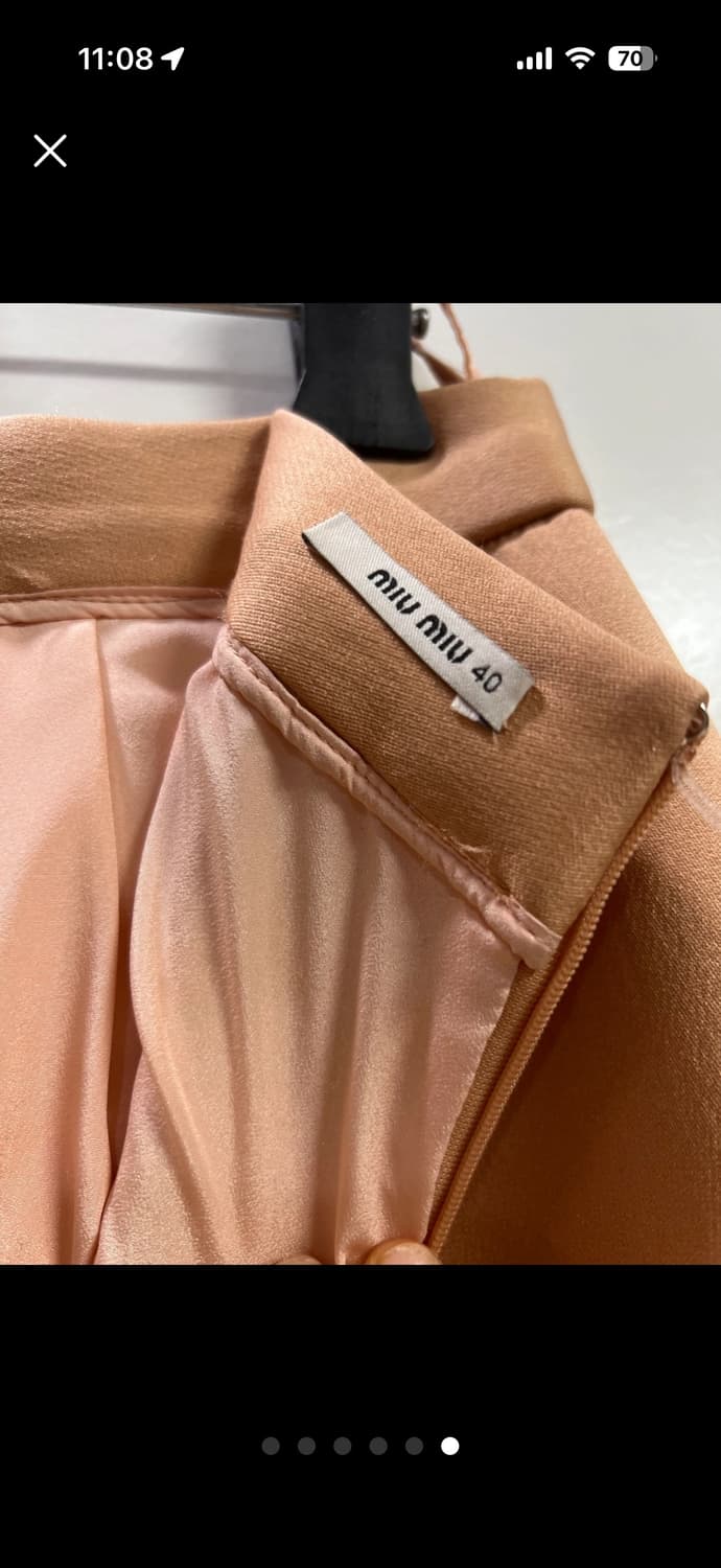 미우미우 컬렉션 피스 스커트 상품이미지5