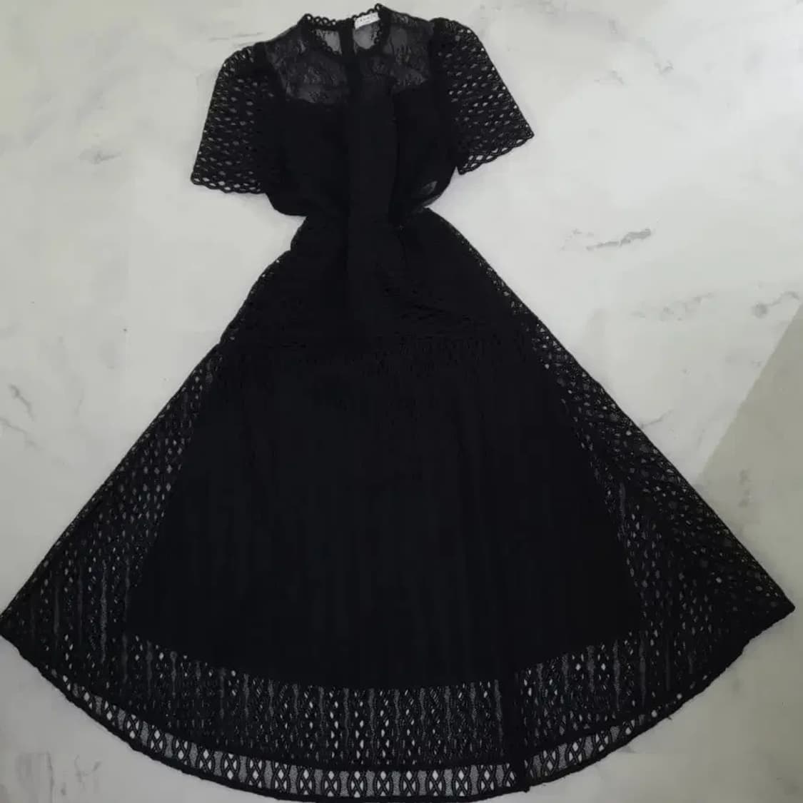 산드로 블랙 레이스 원피스 ~55 상품이미지2