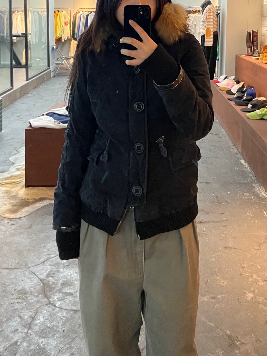 모우시 후드퍼 패딩 자켓 H488 상품이미지1