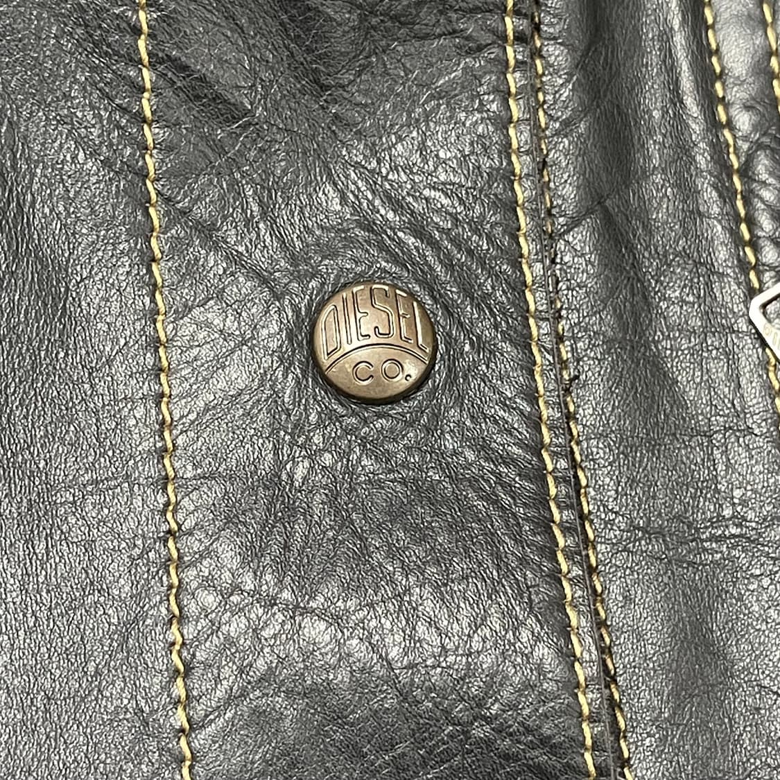 [M] DIESEL VTG 스웨이드/가죽 양면 자켓 상품이미지8