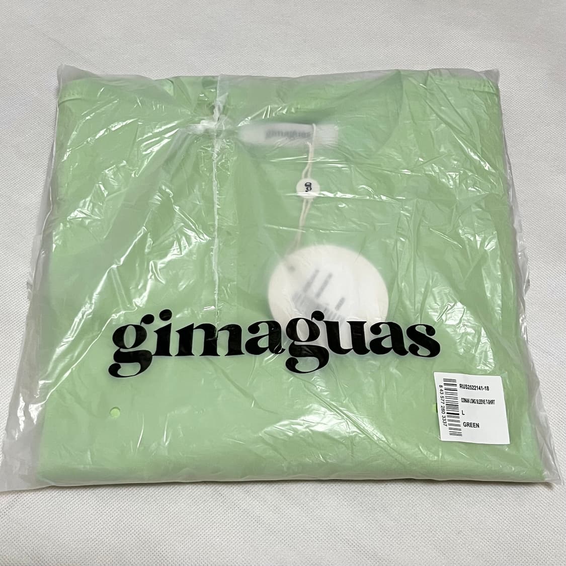 [L]기마구아스 Conan 롱 슬리브리스 탑/그린 상품이미지4