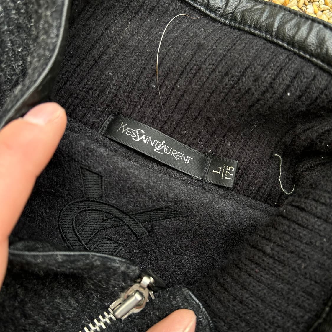 YSL 입생로랑 울 니트 집업 상품이미지5