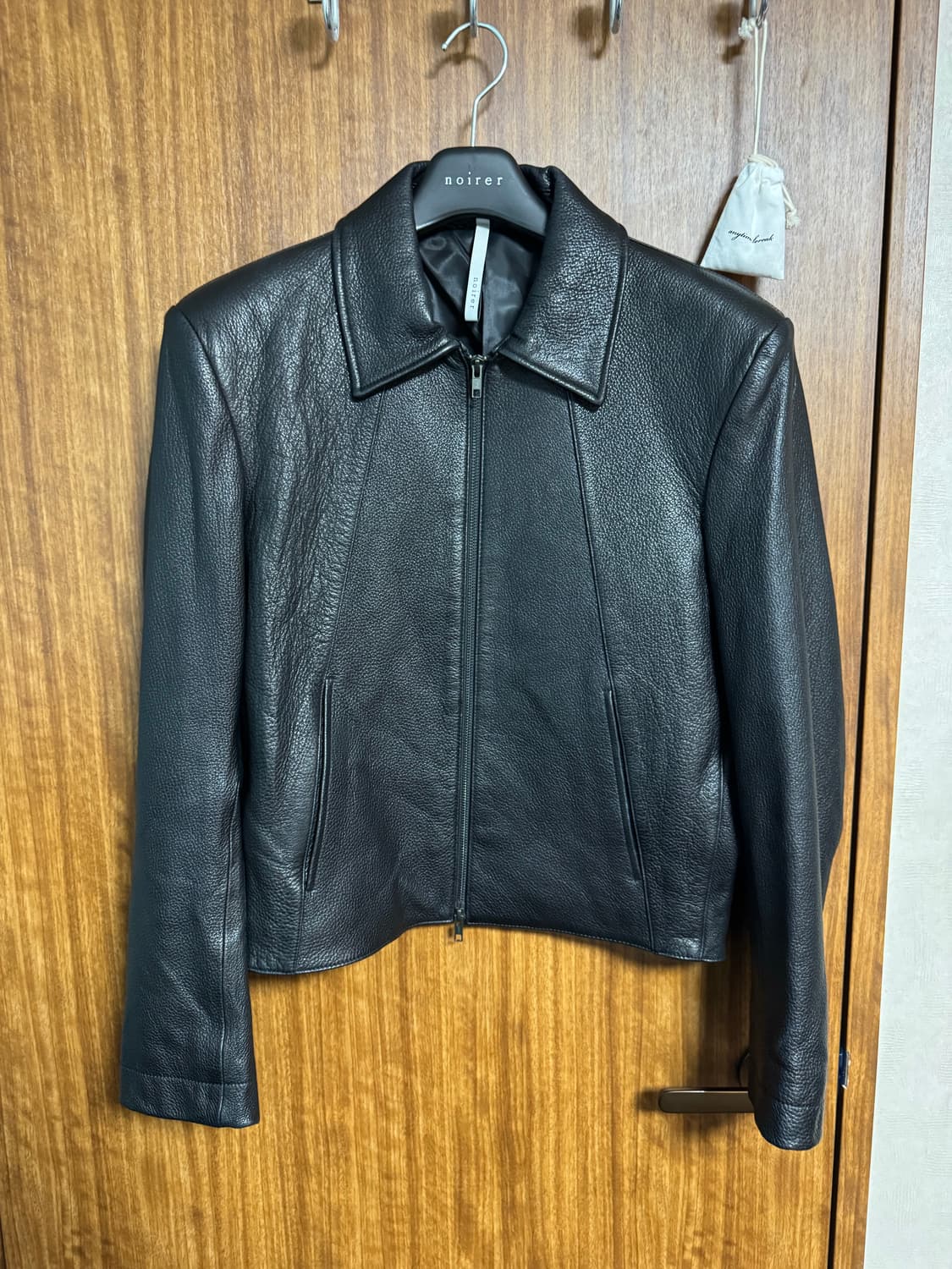 노이어 고트 슈렁큰 레더 자켓 48 상품이미지3