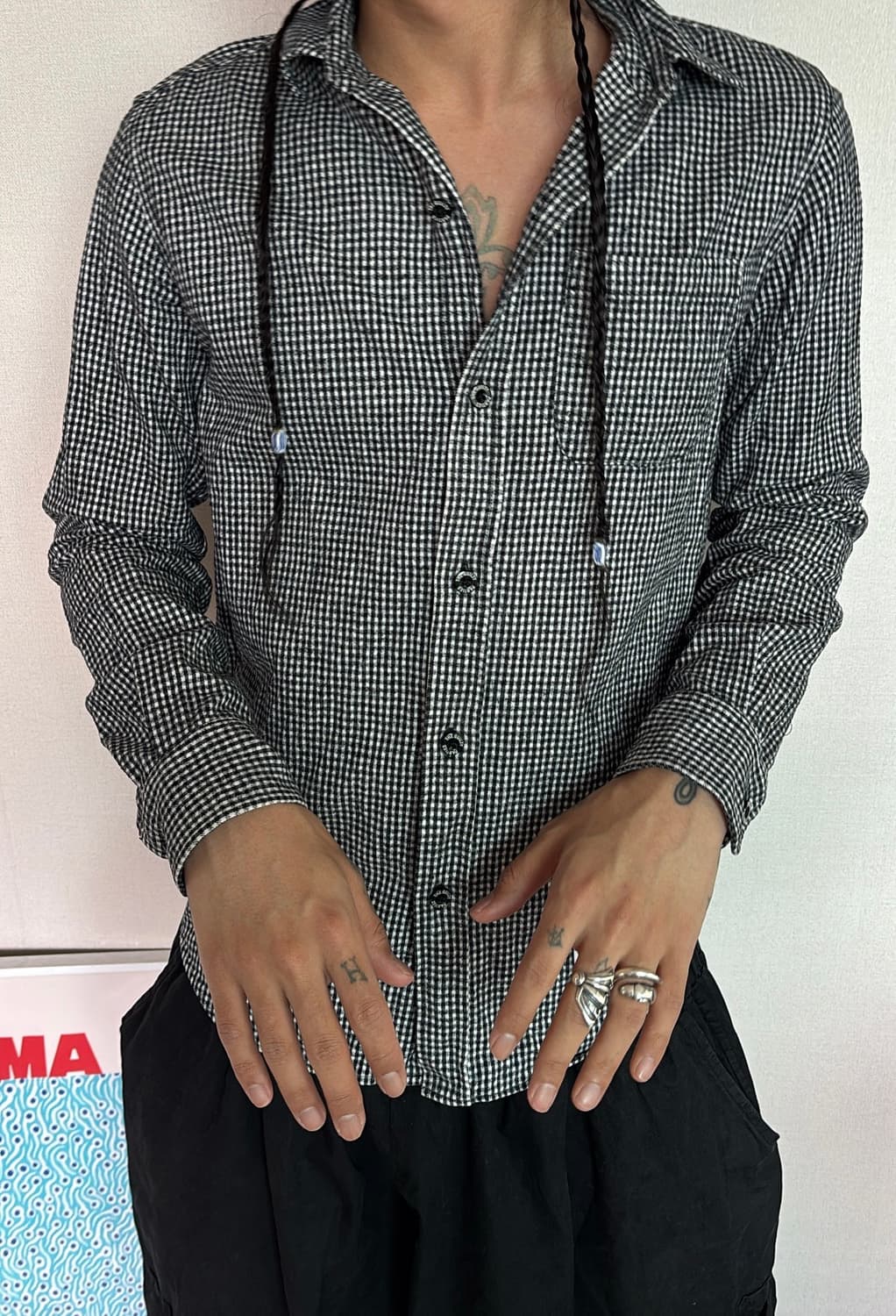 15SS Checker Shirts 상품이미지2