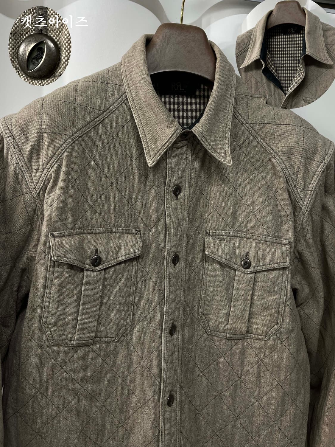 RRL 더블알엘 퀼티드 더블페이스 웨스턴 워크셔츠 자켓 상품이미지4
