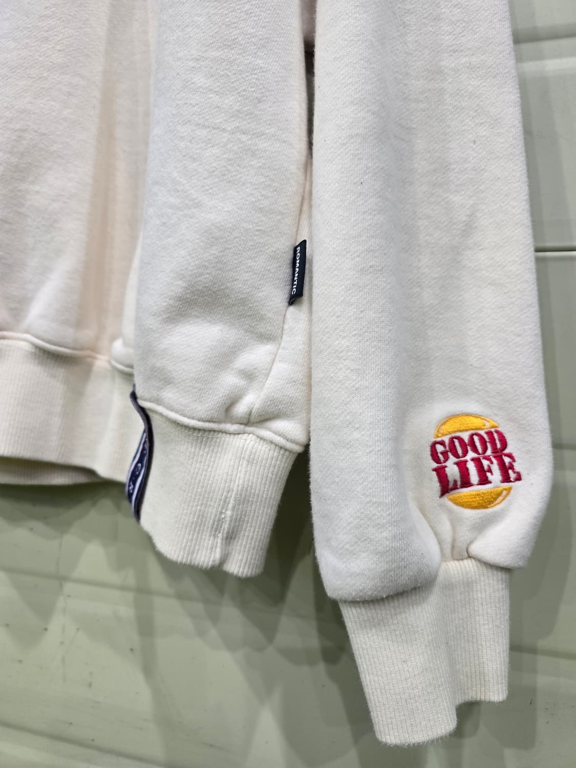 GOOD LIFE 크루넥 맨투맨 아이보리 상품이미지7