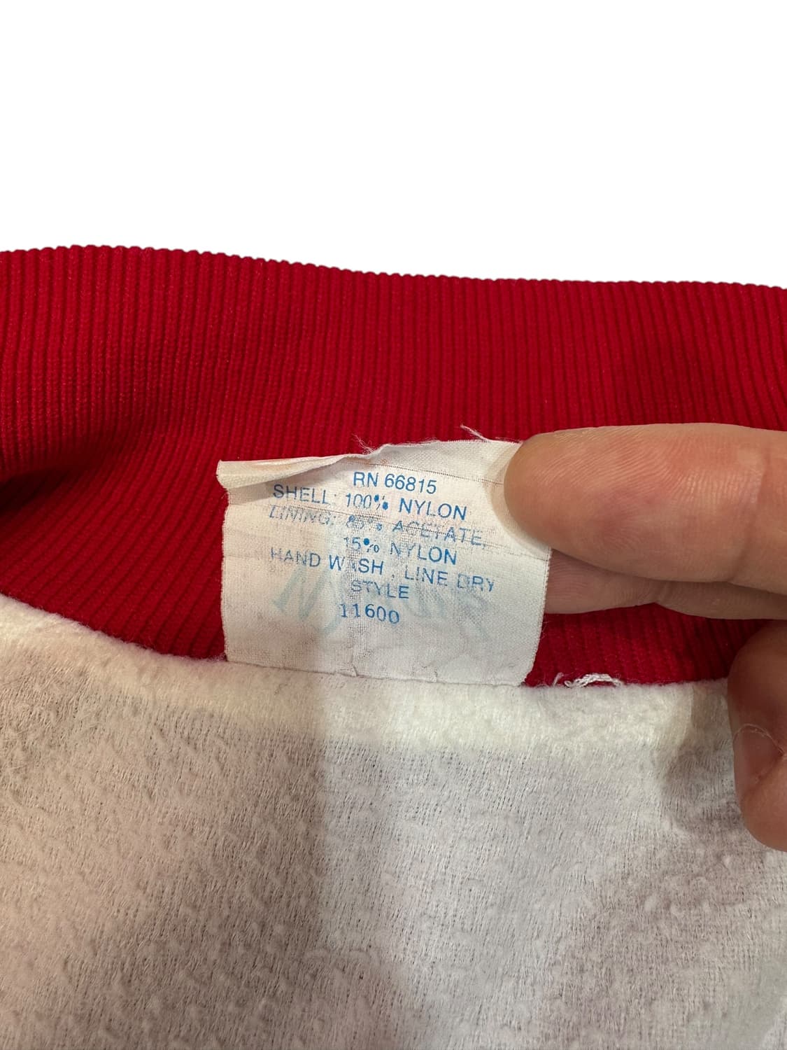 90s 웨스트아크 Westark 새틴 봄버 자켓 made in USA  상품이미지6