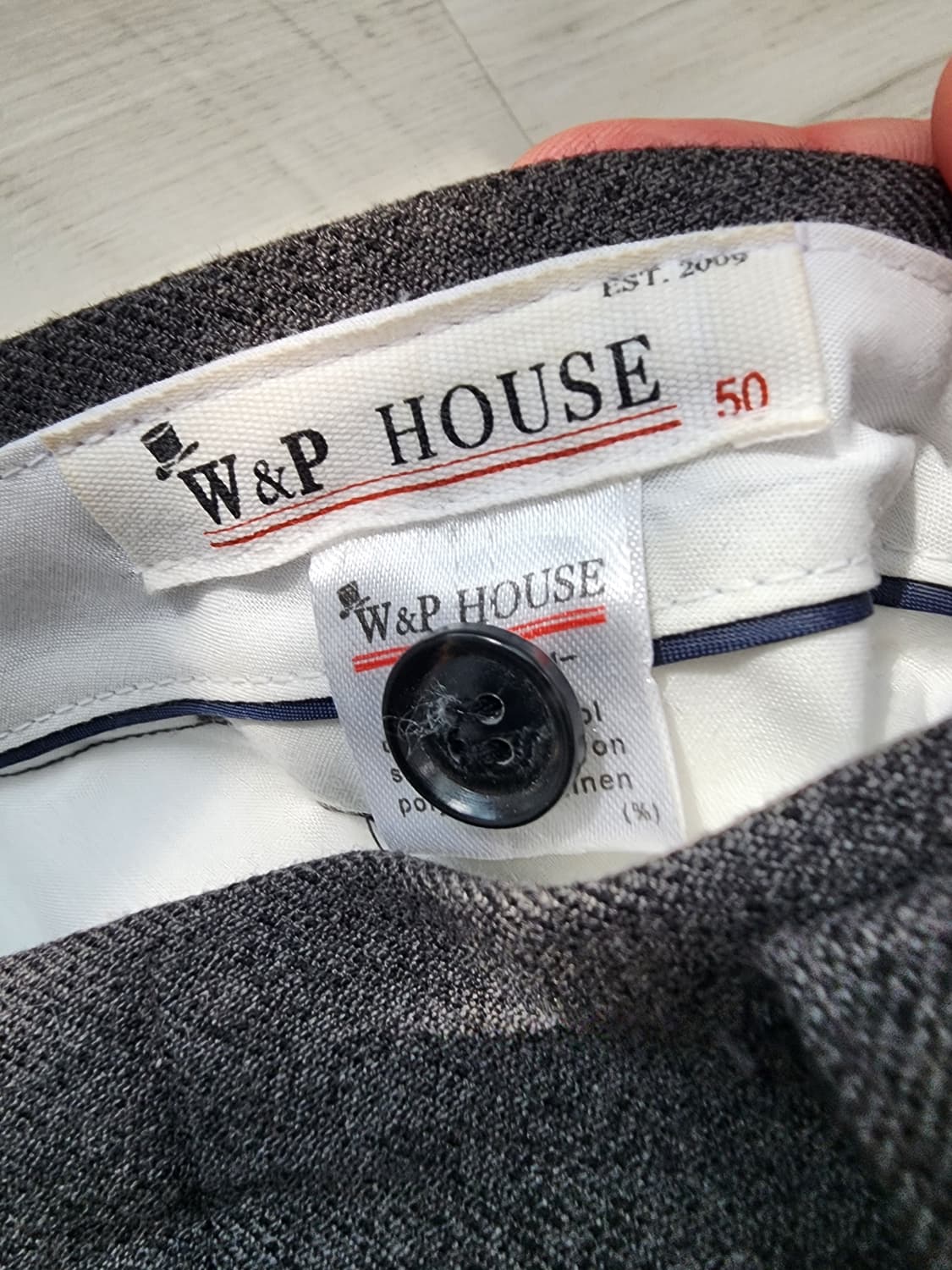 W&P HOUSE 울 그레이 슬렉스 팜. 29인치 정장 바지 트라우저 상품이미지5