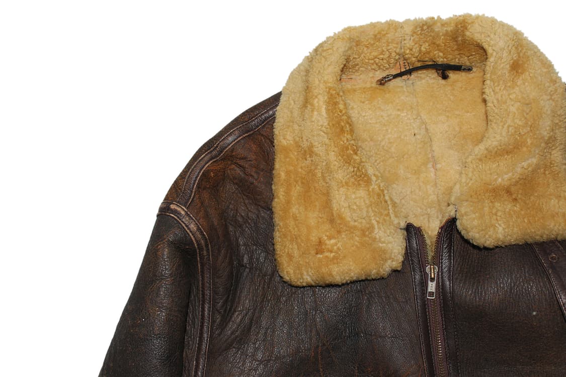1990s USA Sheepskin B-3 Flight Jacket 상품이미지2