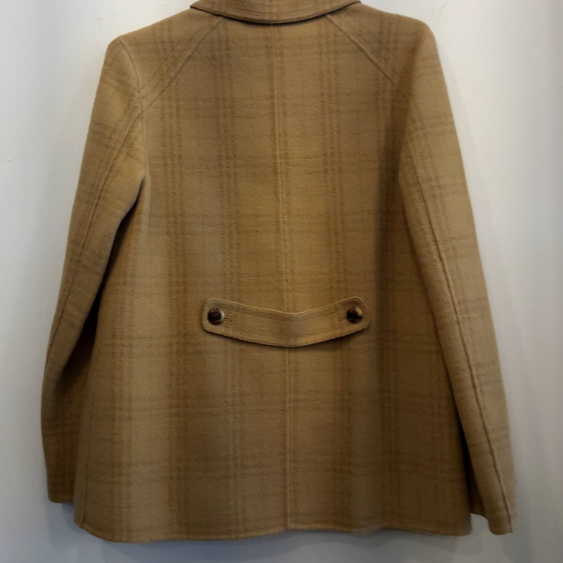 KEITH 여성 클래식 베이지 체크 자켓 상품이미지5