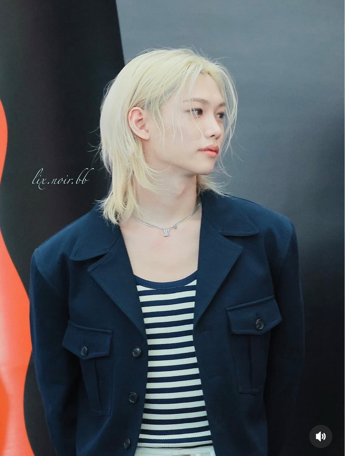 렉토 26SS 마리나 썸머 니트 스트라이프 탱크탑 슬리브리스 네이비 상품이미지1