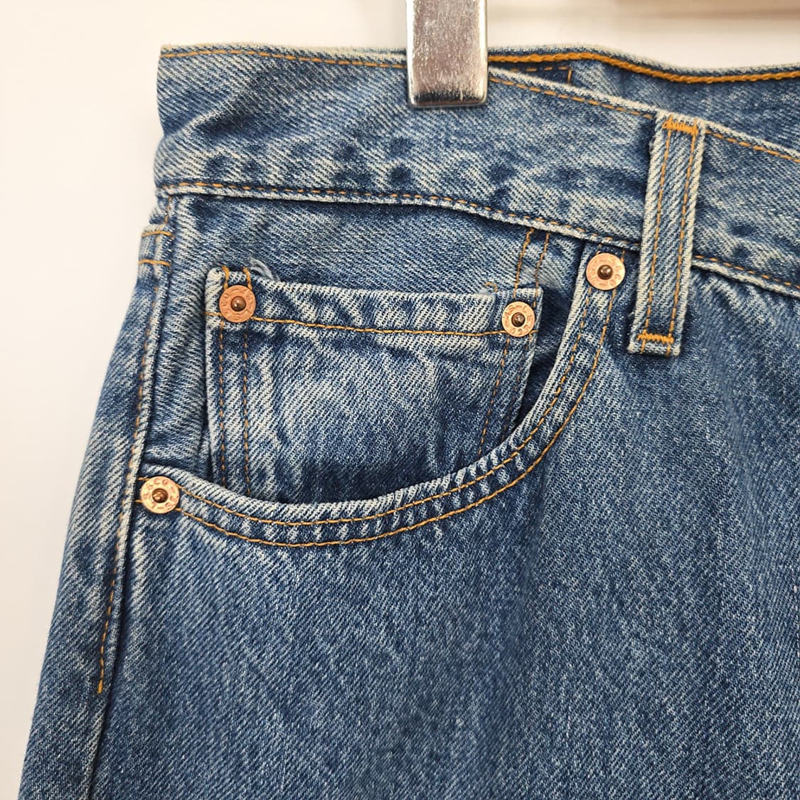 남성 리바이스 Levis 501 USA 오리지널 데님팬츠 W34 L36 상품이미지4