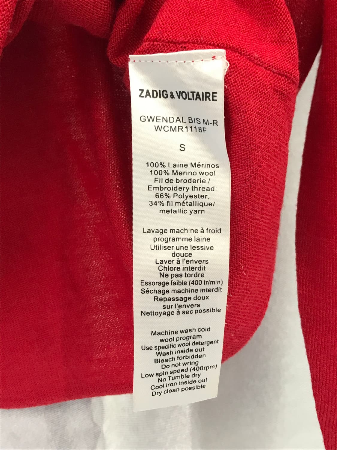 Zadig&Voltaire back skull knit 상품이미지7