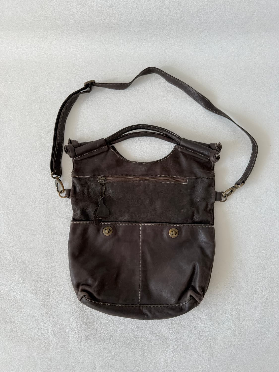 Roots 레더 크로스 토트백 상품이미지2