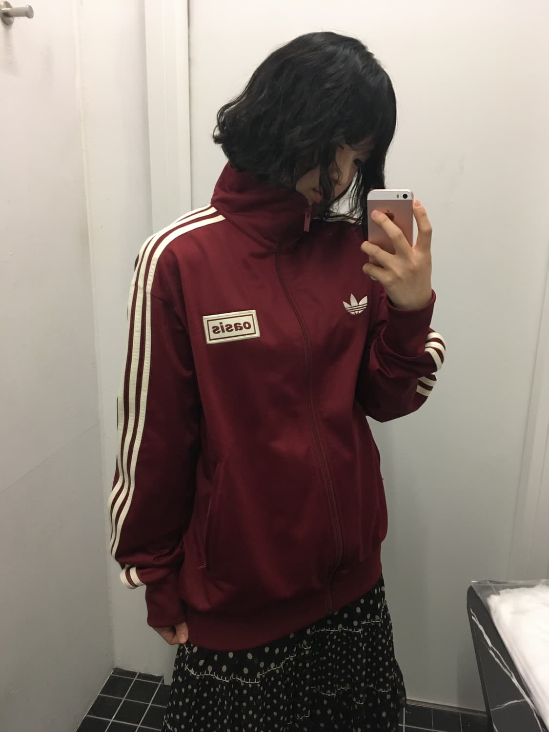 아디다스 오아시스 투어 파이어버드 트랙탑 노블 마룬 상품이미지1