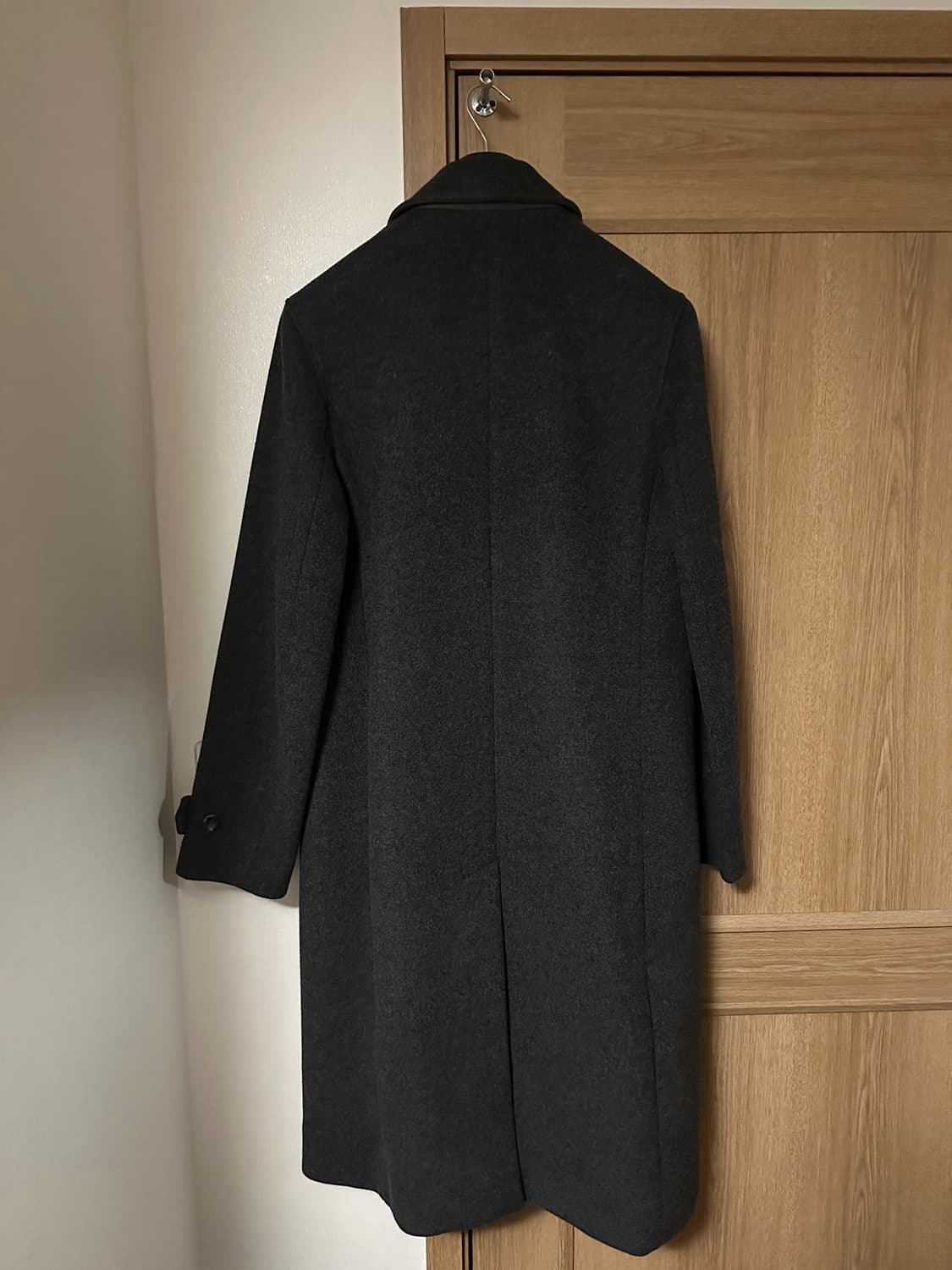 프라이빗화이트 차콜그레이 탑코트 5사이즈(105) 상품이미지3