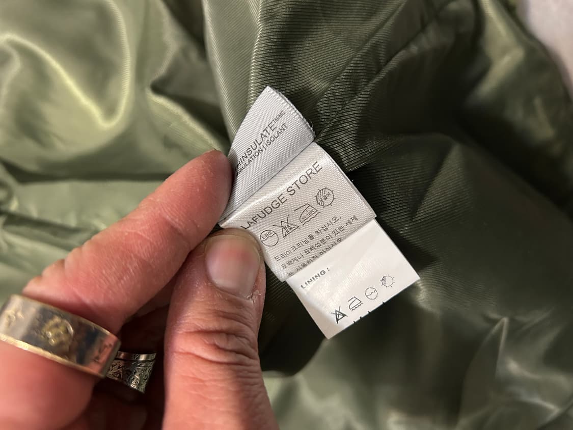 라퍼지스토어 오버사이즈  다운 퀼팅 패디드 롱 자켓   상품이미지6