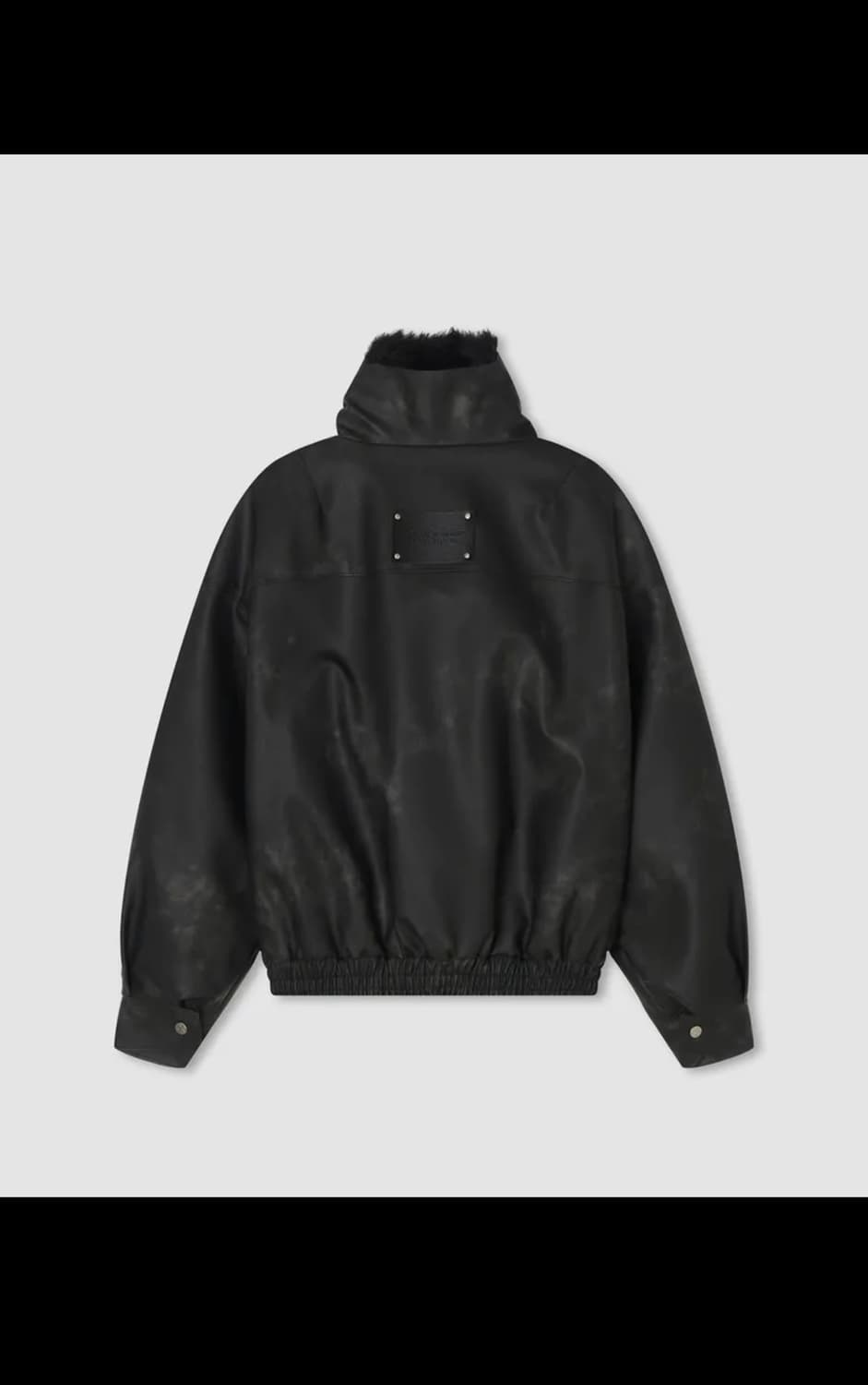 에트오소메 무스탕 퍼 점퍼(블랙) 판매 상품이미지2