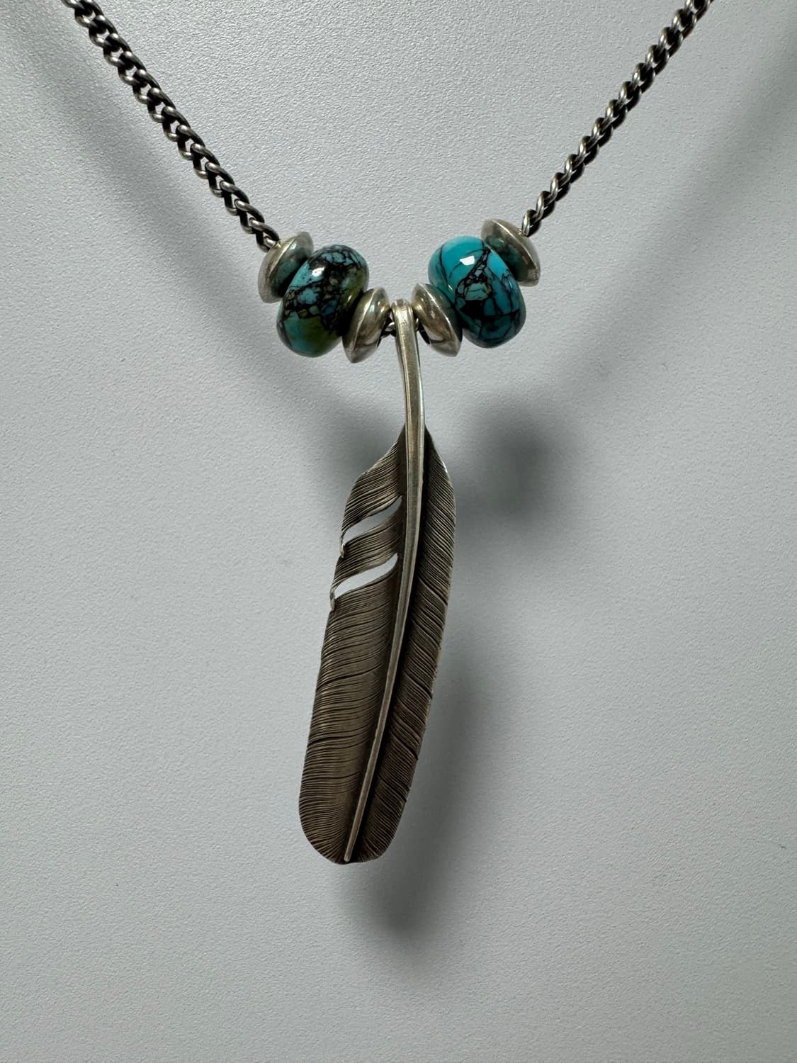 스튜디오 워키니 실버 비즈 6개+킹맨 터키석2개 일괄 고로스diy 상품이미지3