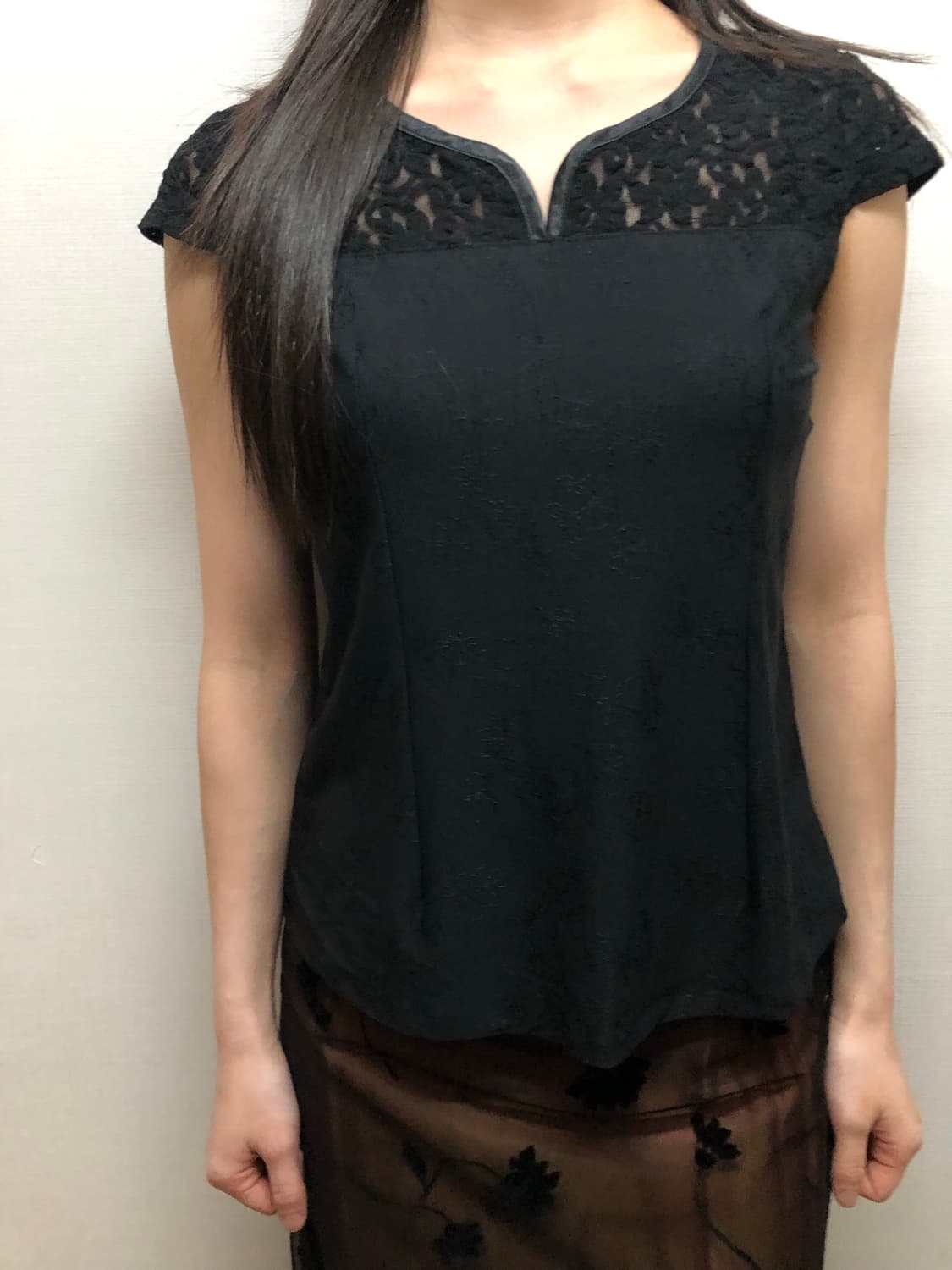 빈티지 블랙 레이스 탑 상품이미지4