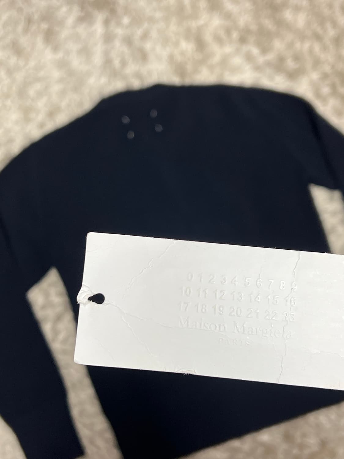 Maison Margiela stitch wool knit sweater 상품이미지6