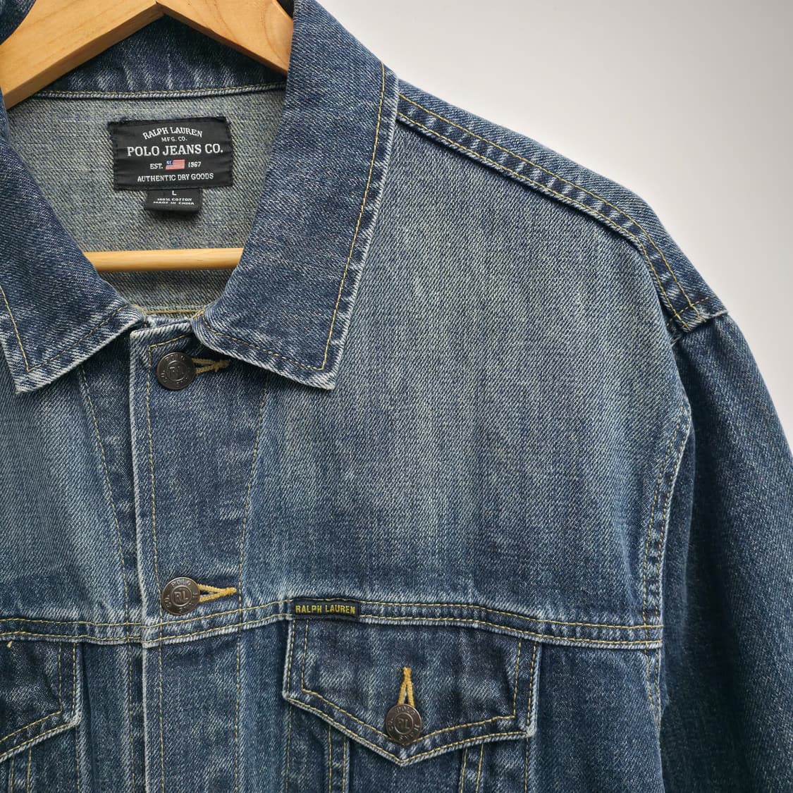 [L] 폴로 랄프로렌 데님 자켓 상품이미지4