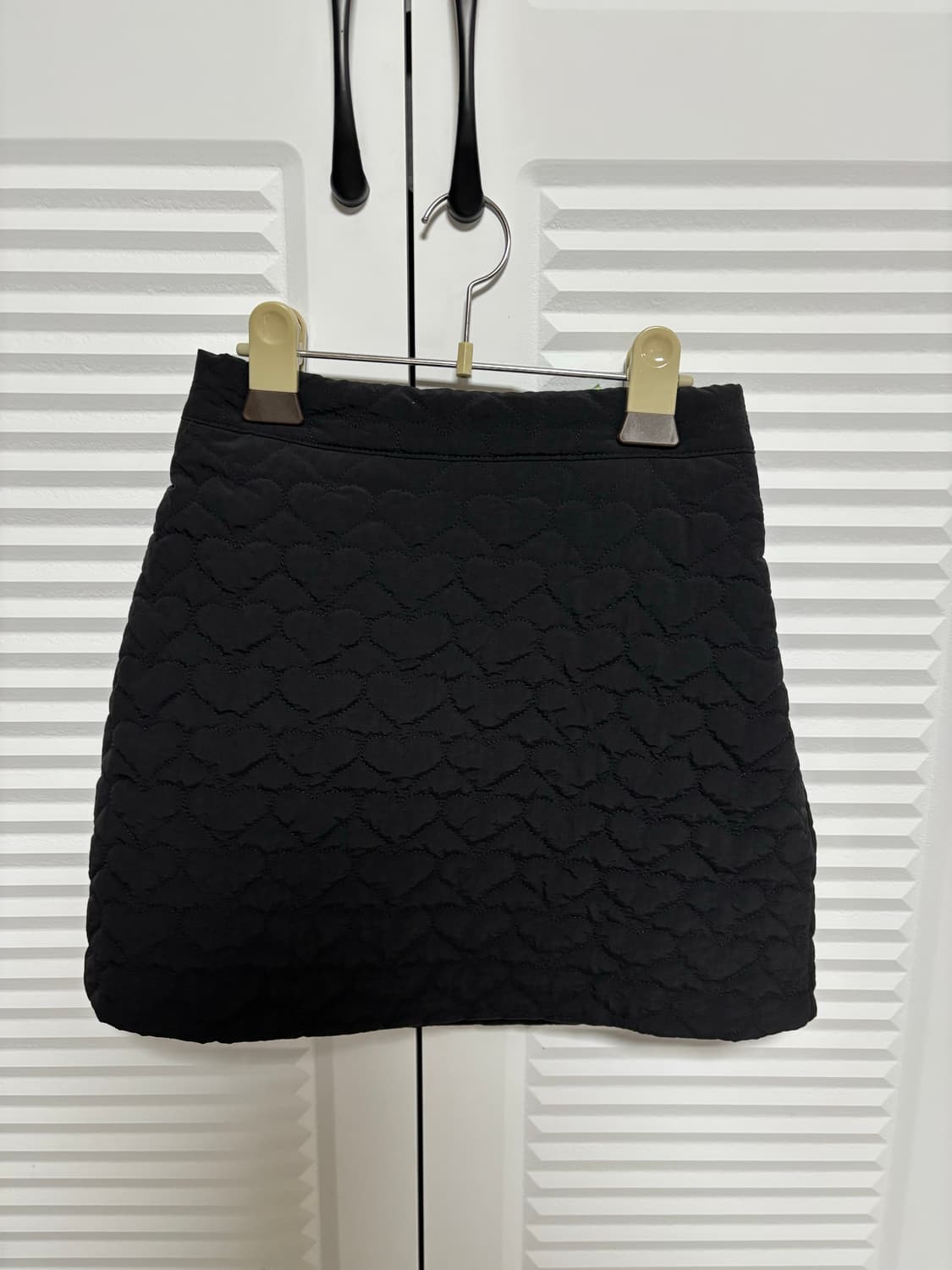 하트 퀼팅 패딩 스커트 상품이미지1