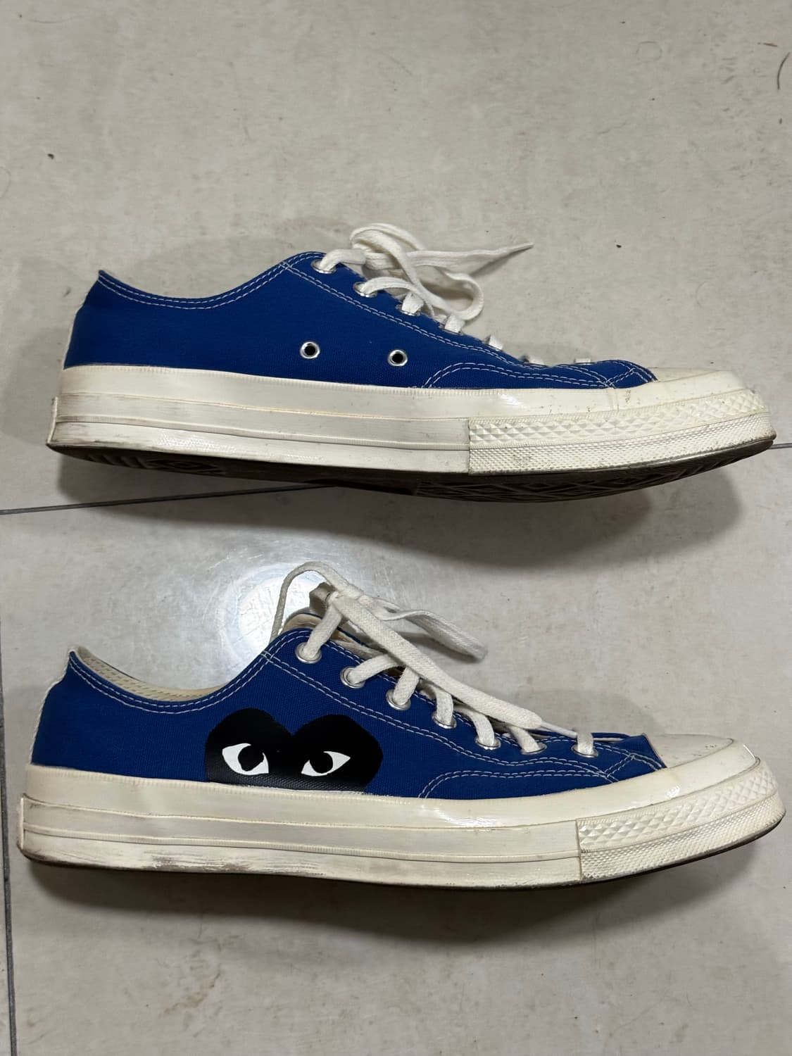 꼼데 컨버스 블루/그레이 300 상품이미지4