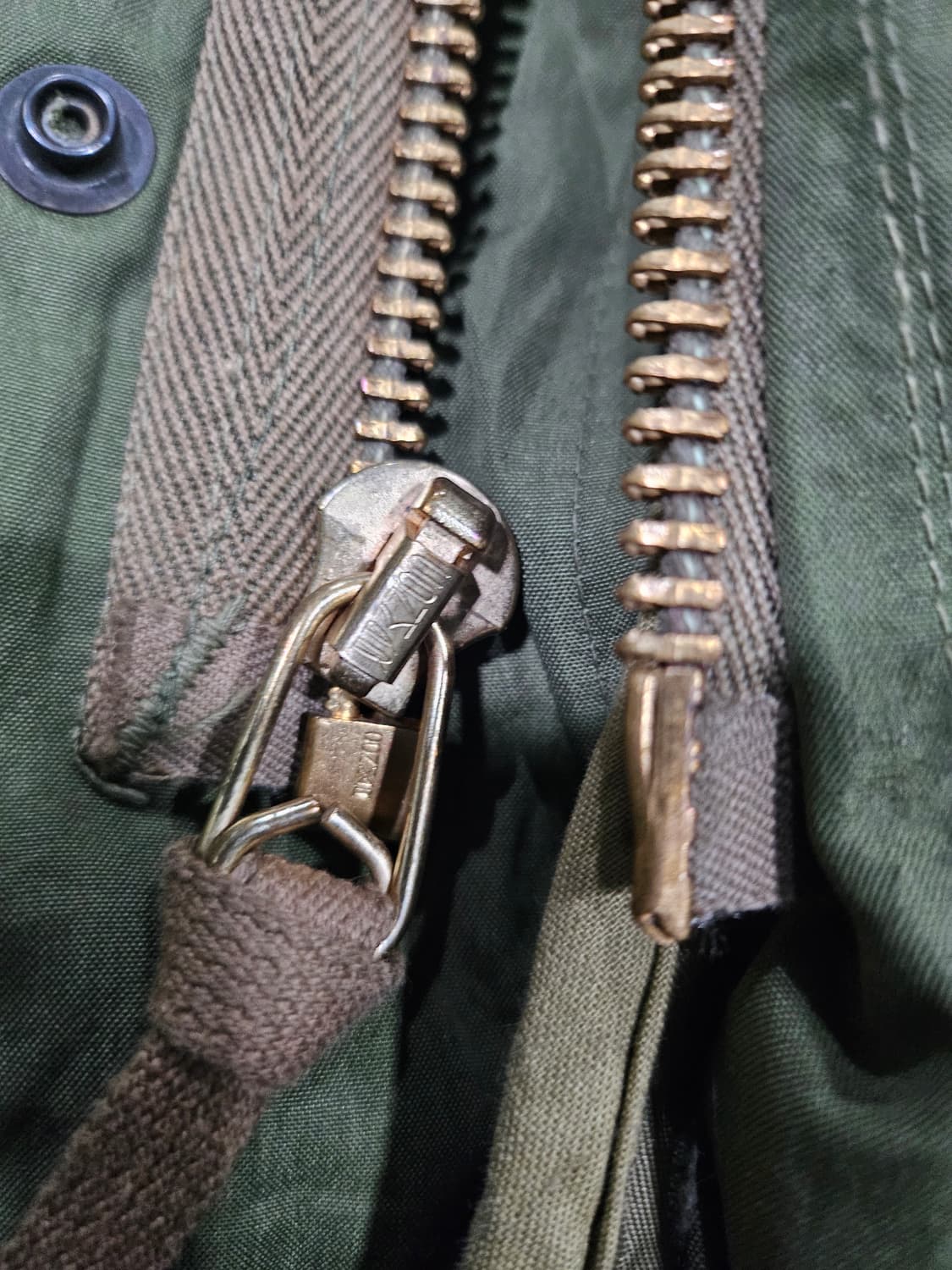 50s 미군오리지날 m51파카 양털내피 코요테후드 셋 상품이미지4