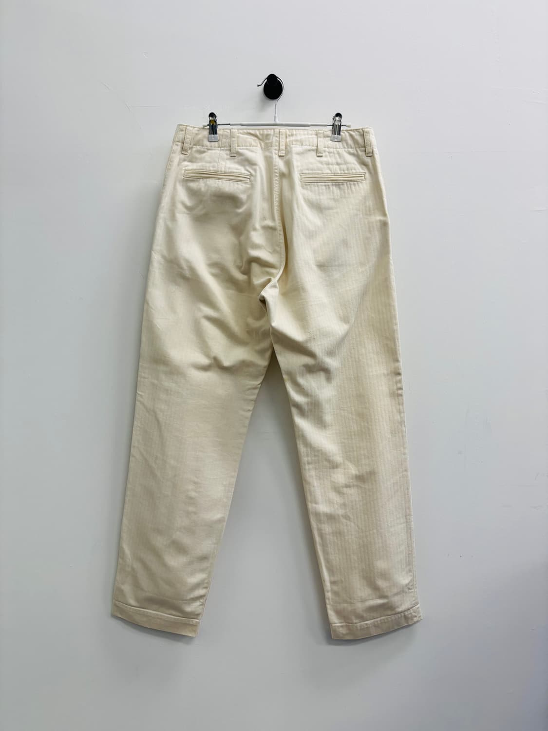 재팬 블루 진 모던 밀리터리 헤링본 치노 팬츠 상품이미지3