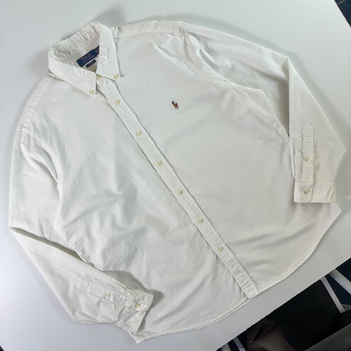 Polo 폴로 랄프로렌 신형 화이트 옥스포드 셔츠 상품이미지2