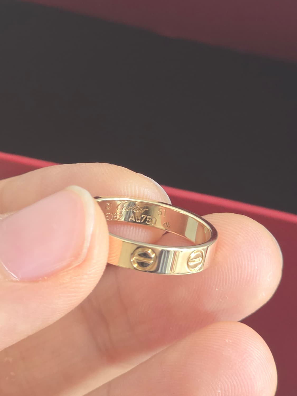 까르띠에 러브링 51호 새상품 풀박스 상품이미지3