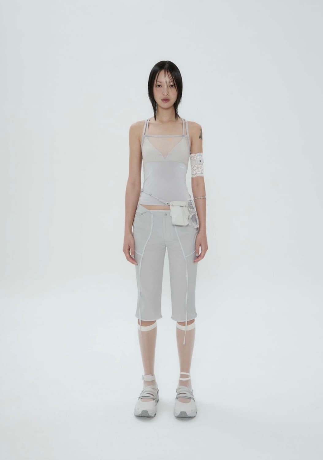 OJOS Strap Trimming Capri Pants 오호스 카프리 상품이미지4